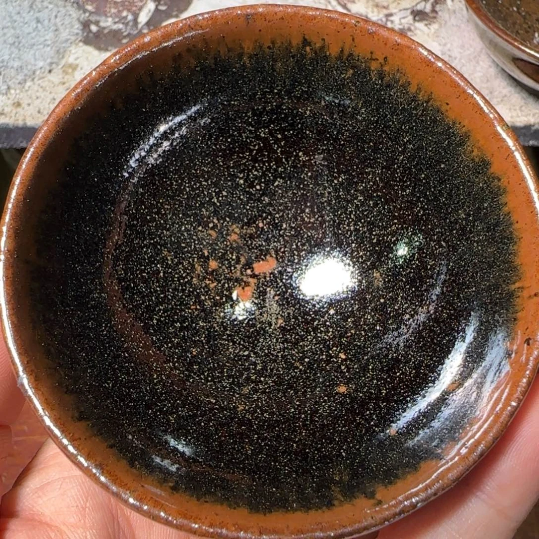 柴烧建盏茶盏茶杯18