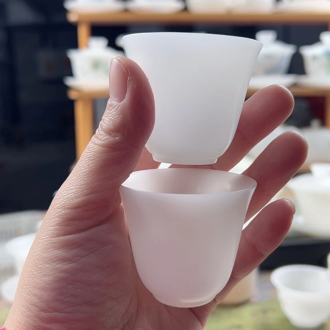 素烧璞玉薄胎美人杯45ml，2个装