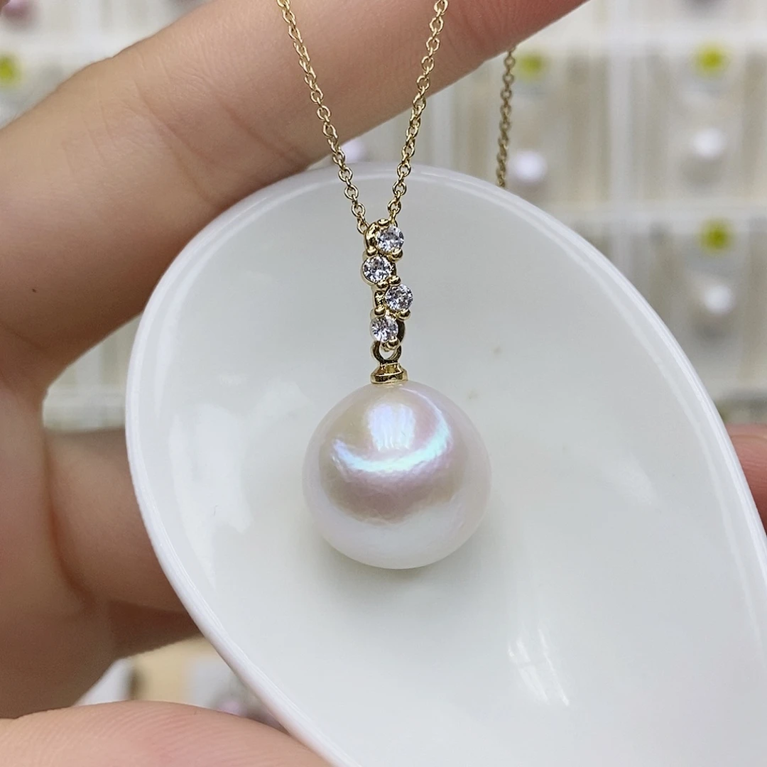 淡水珍珠颈饰合金