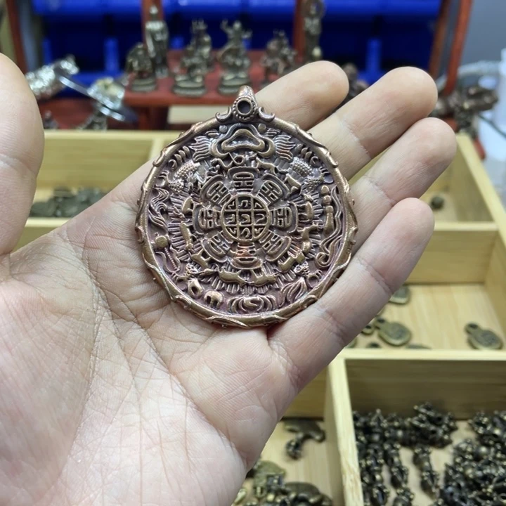 藏传紫利马九宫微瑕