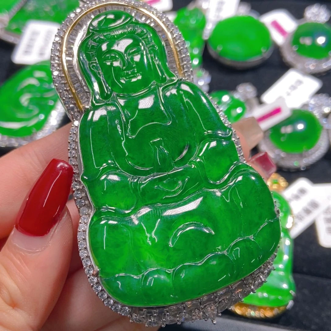 翡翠吊坠(不含链)未镶嵌