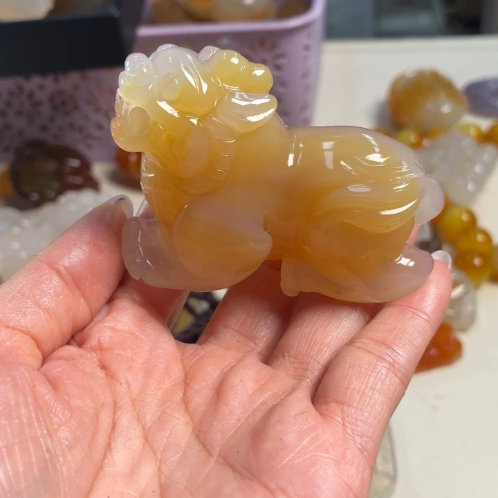 玛瑙/玉髓未镶嵌吊坠(不含链)