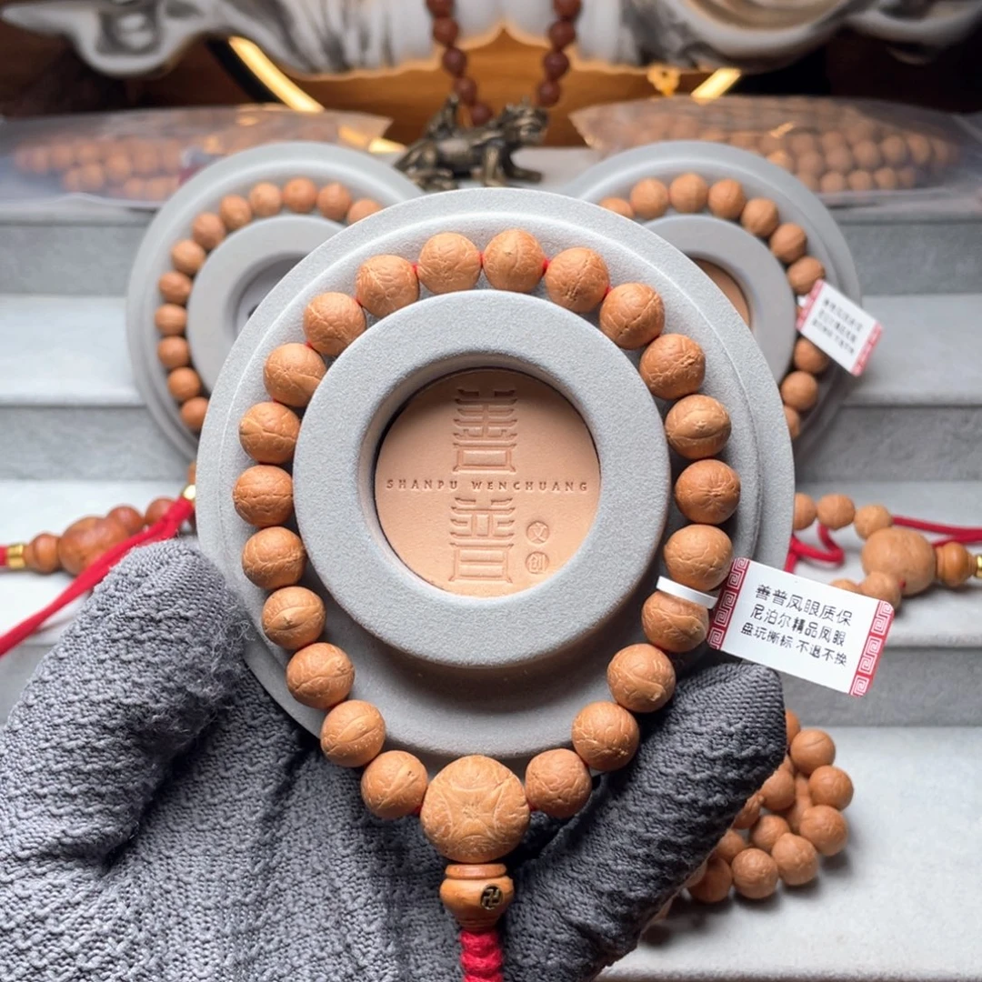 手串凤眼菩提尼泊尔铁籽11mm