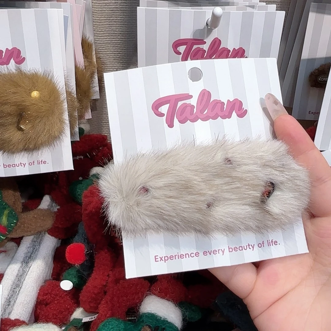 皮质铁合金发饰发夹