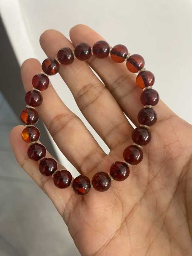血珀手串8m手链红色