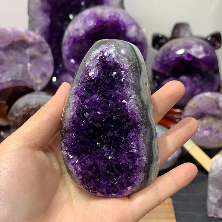 寒***煦未镶嵌紫晶珠宝半成品