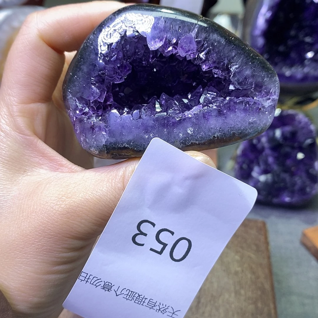 珠宝半成品紫晶未镶嵌