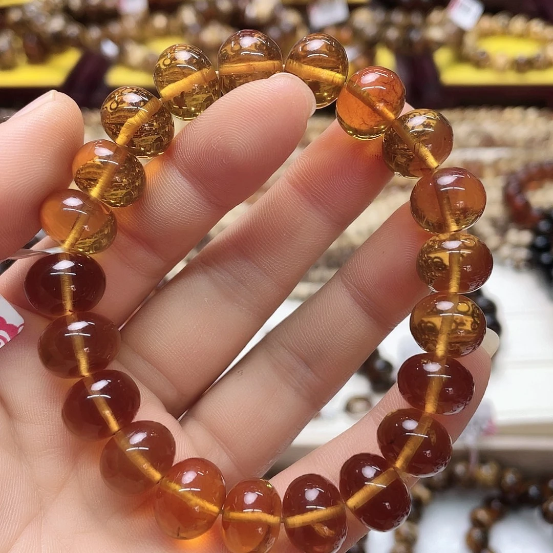 琥珀裸石未镶嵌十二