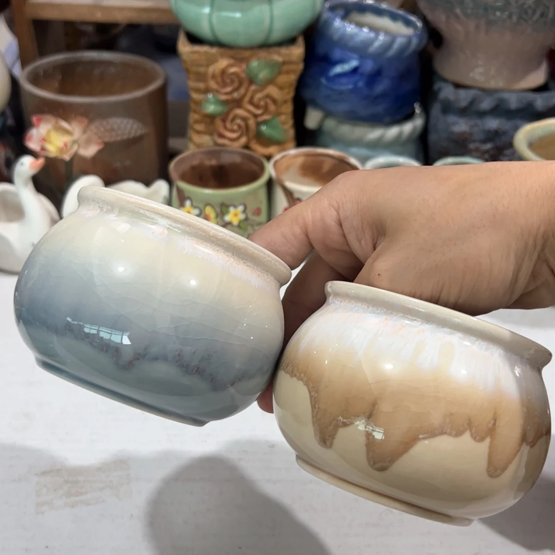 陶瓷多肉小花盆@@