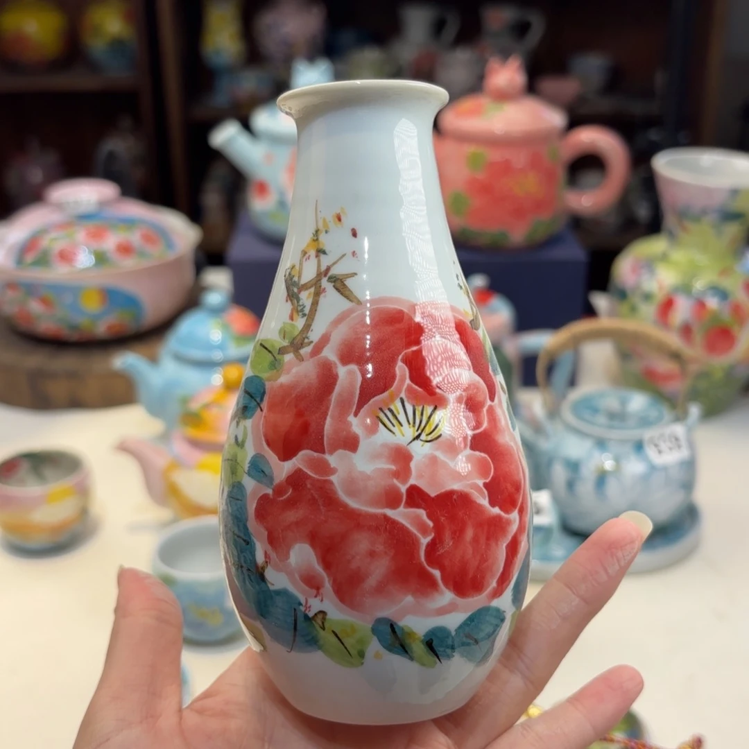景德镇手绘高温釉下彩陶瓷茶具