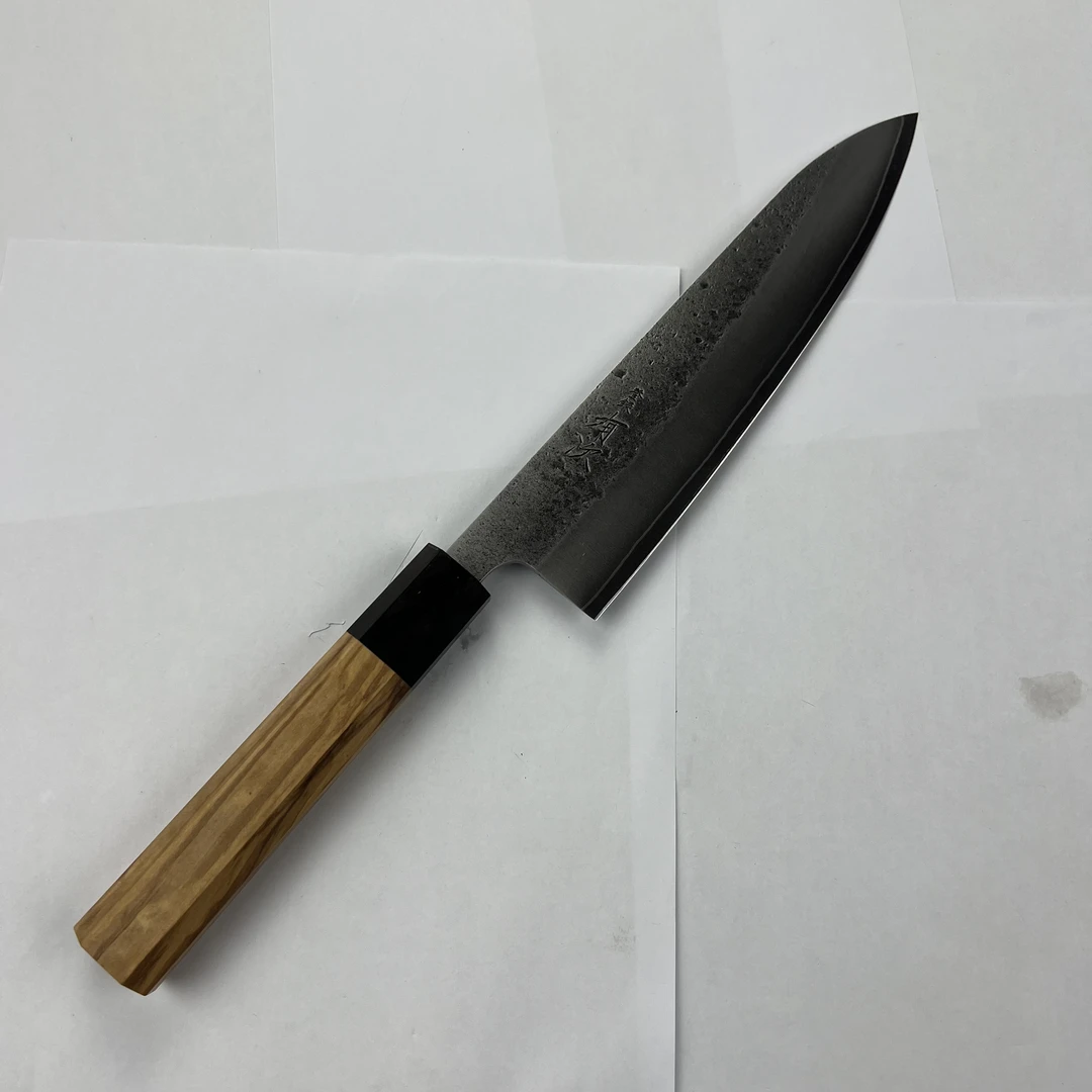 日本登录有次银三犁地手工锻打主厨牛刀切肉刀分割刀万用刀