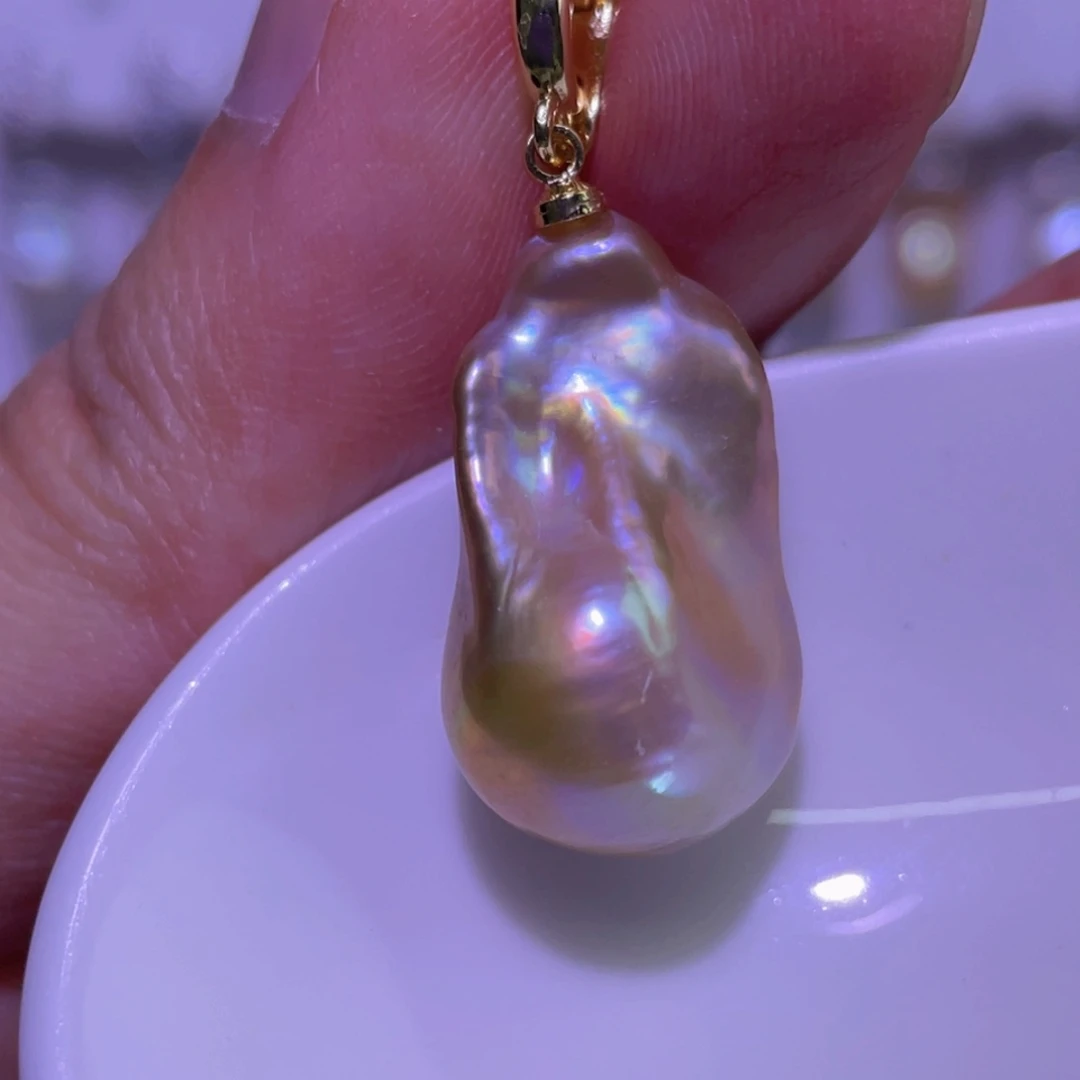 未镶嵌天然淡水珍珠吊坠淡水珍珠