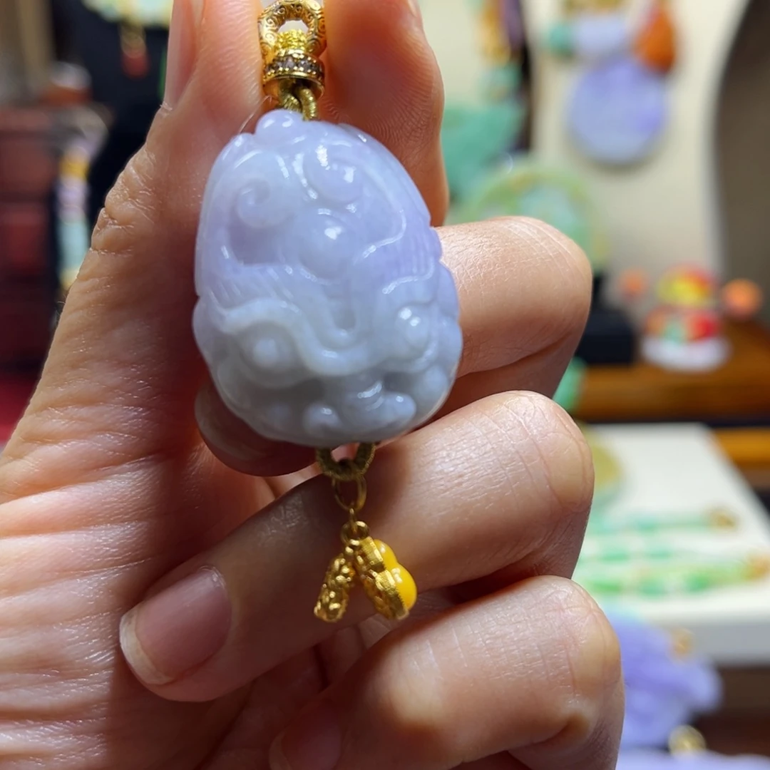 翡翠未镶嵌颈饰天然翡翠