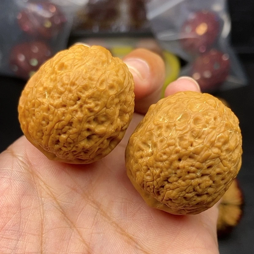 【闪购商品】把件文玩核桃38尺鱼子元宝