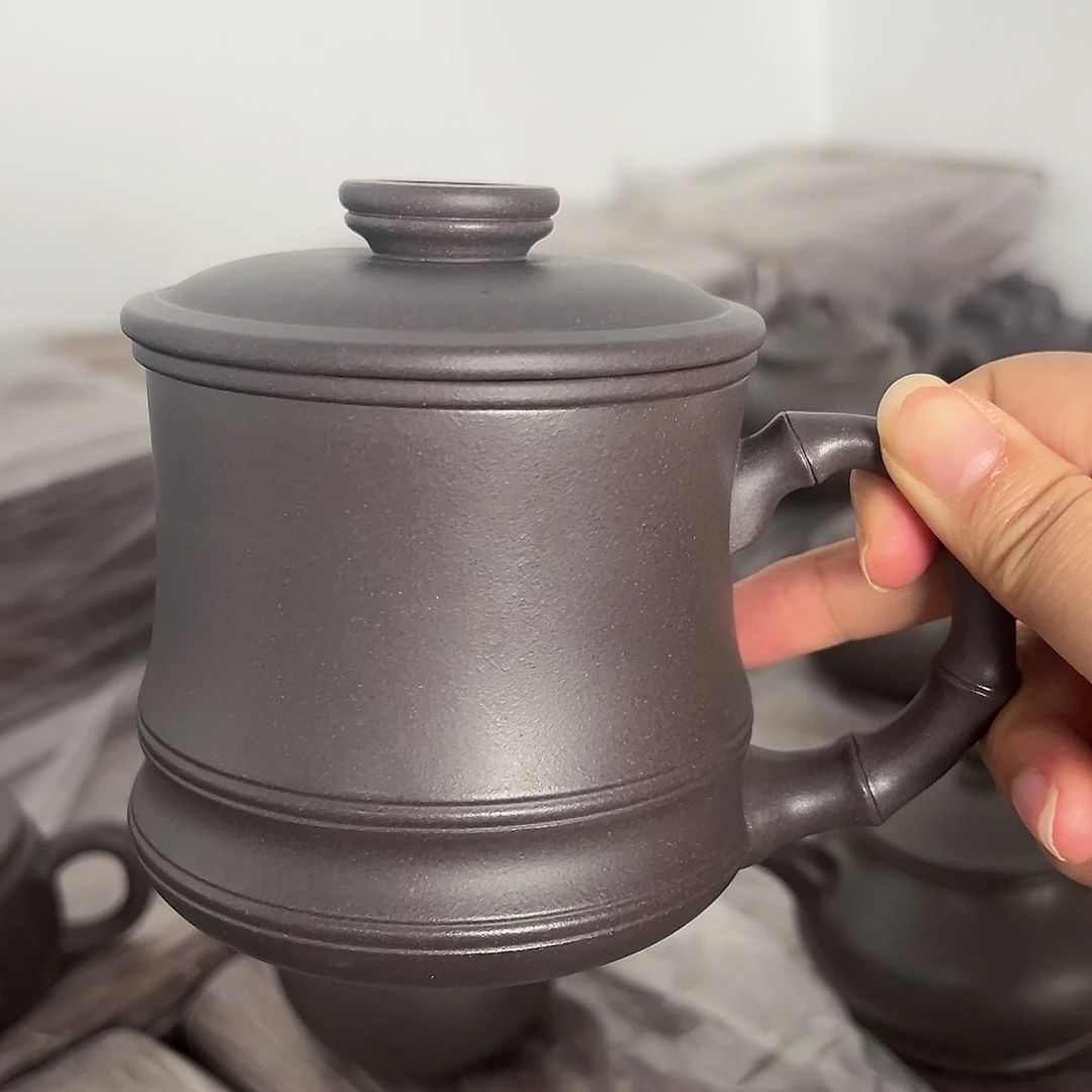 紫砂茶壶黄龙山原矿天青350