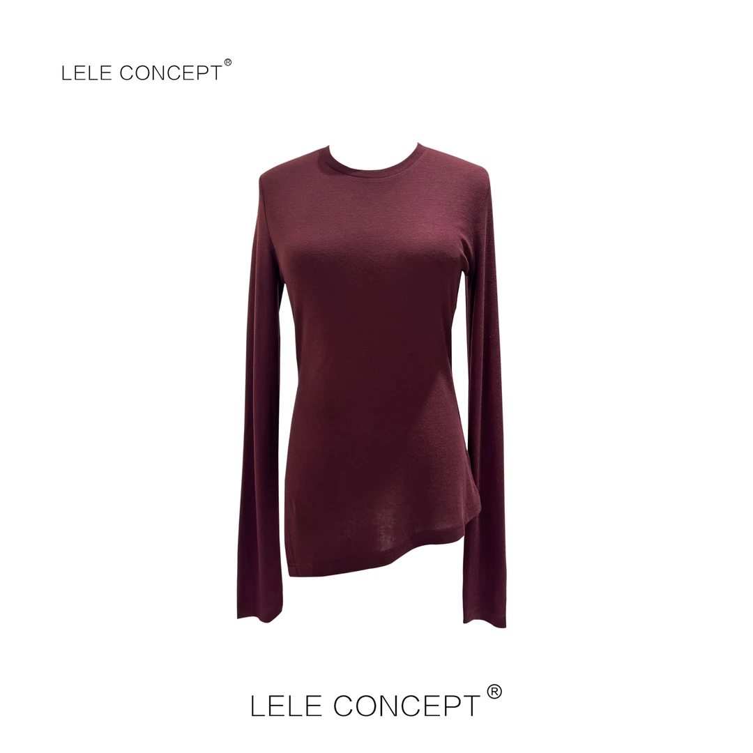 LELE CONCEPT丨时尚气质高级百搭四色长袖打底衫S0517