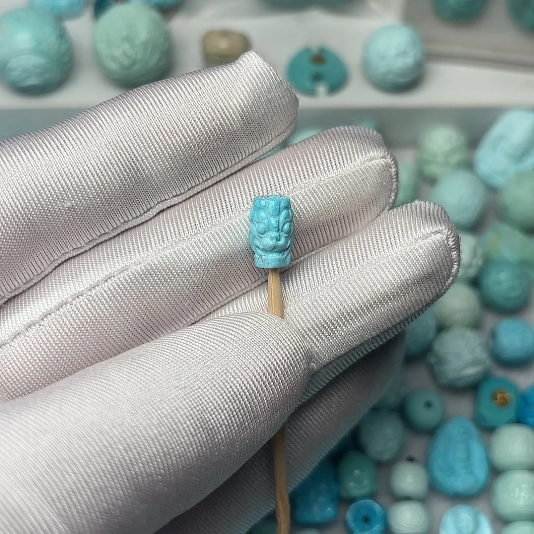 绿松石珠宝半成品未镶嵌