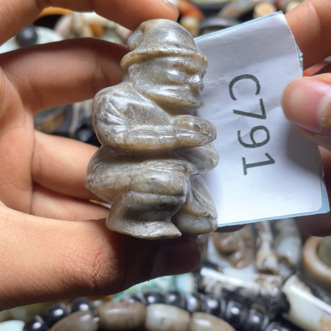 和田玉（糖玉）挂件未镶嵌