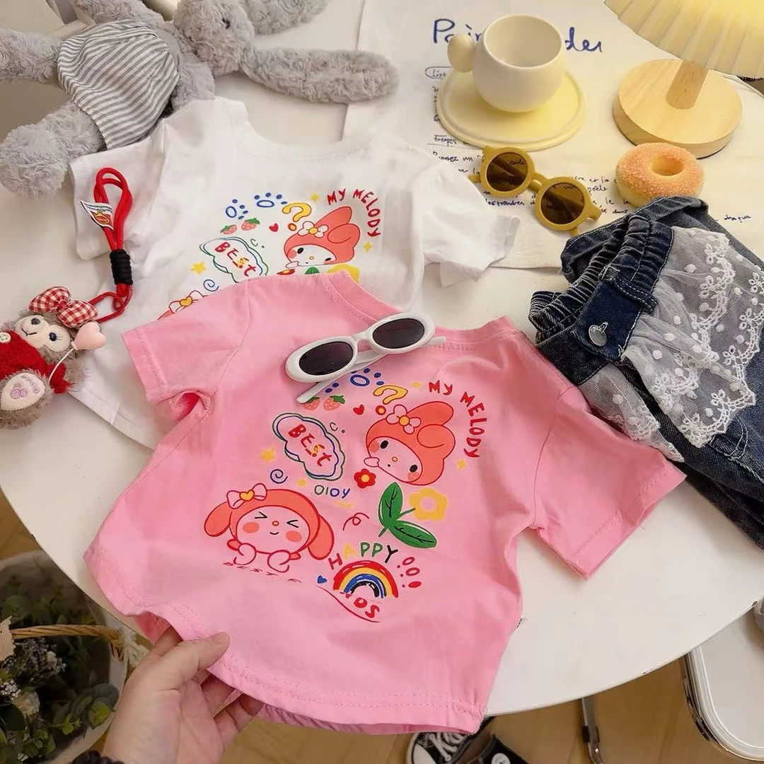 儿童短袖T恤棉夏季薄款单件上衣休闲韩版童装