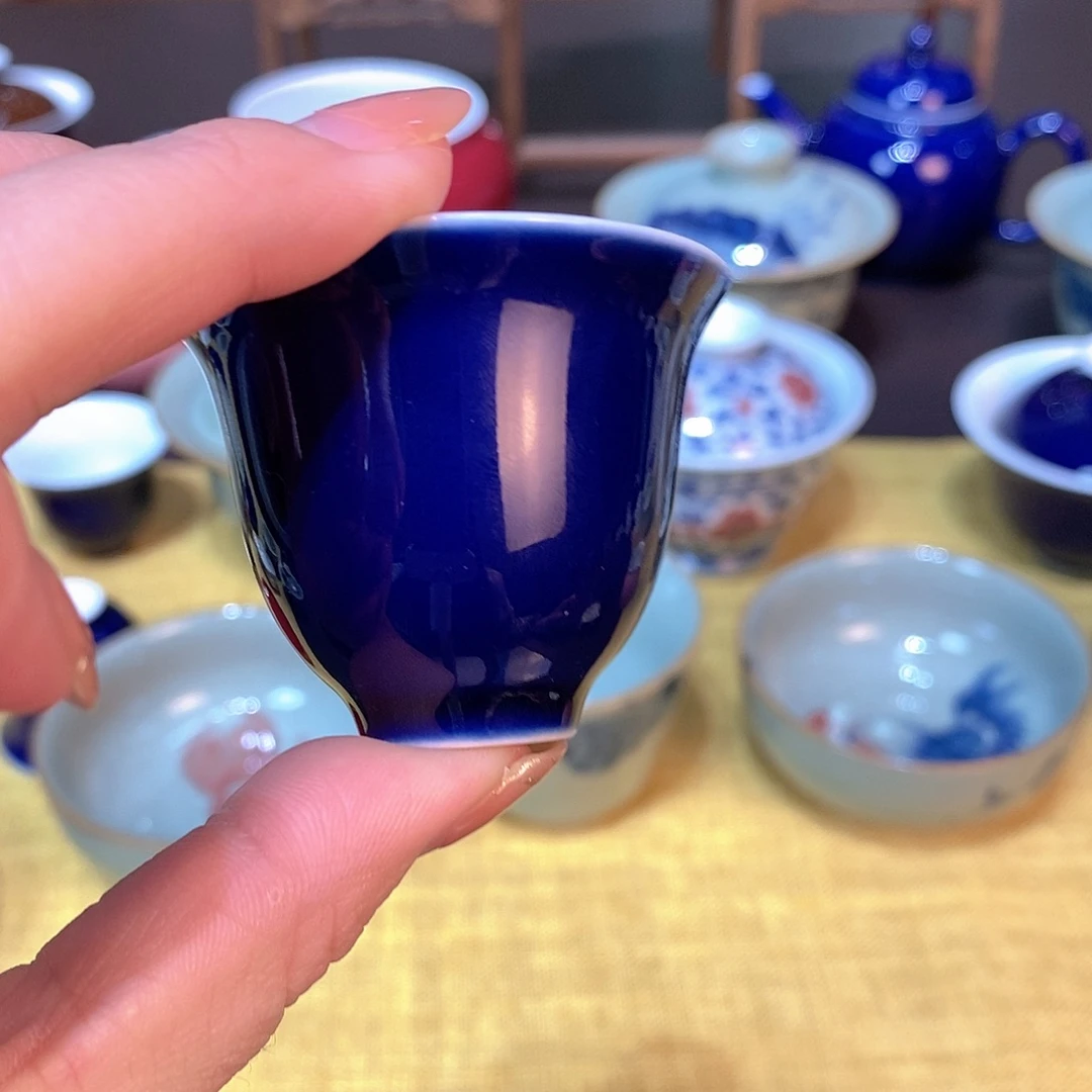 陶瓷茶具手工手绘
