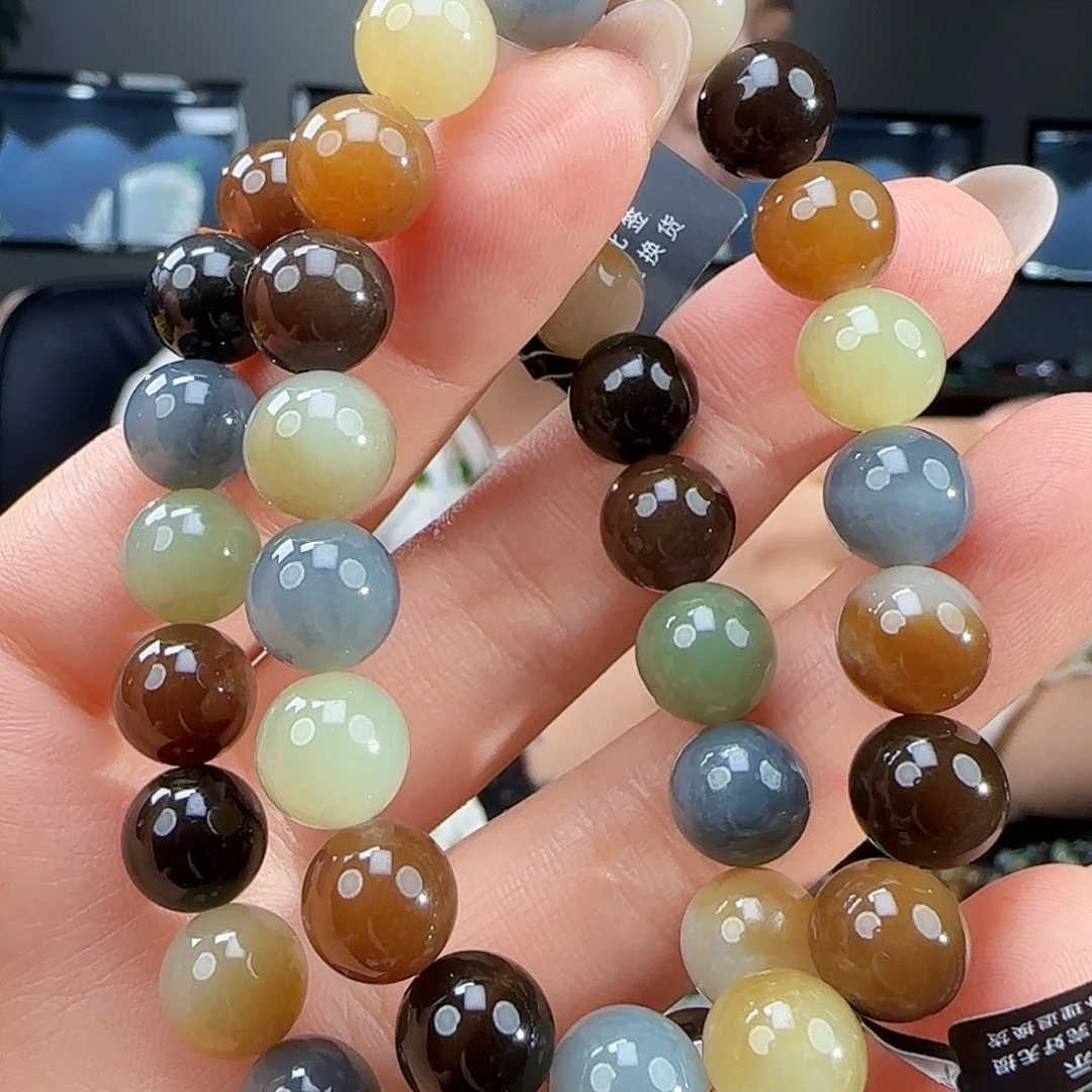 手串未镶嵌和田玉（糖玉）拍一发一多样性发货