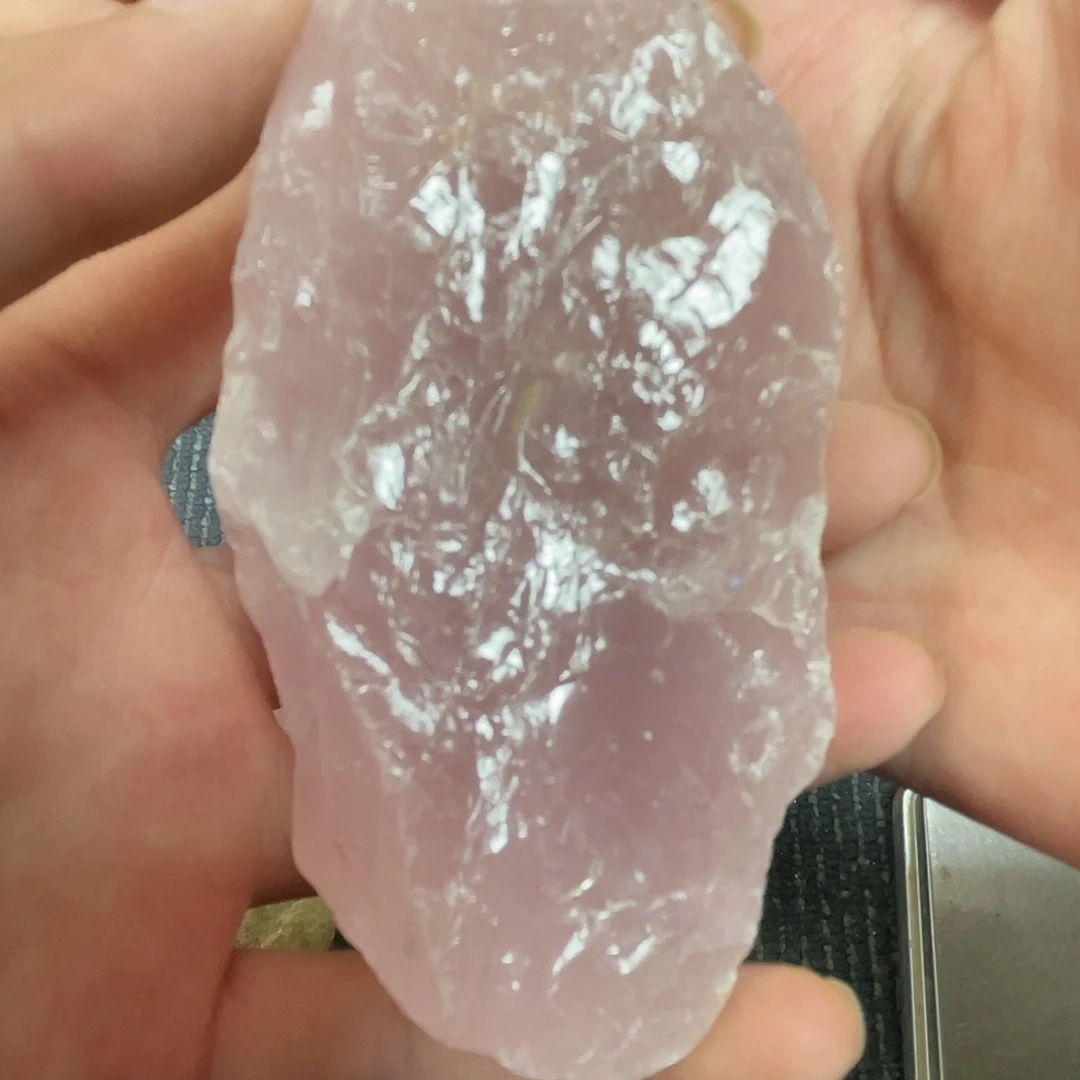 水晶未镶嵌手串粉水晶原石 91号