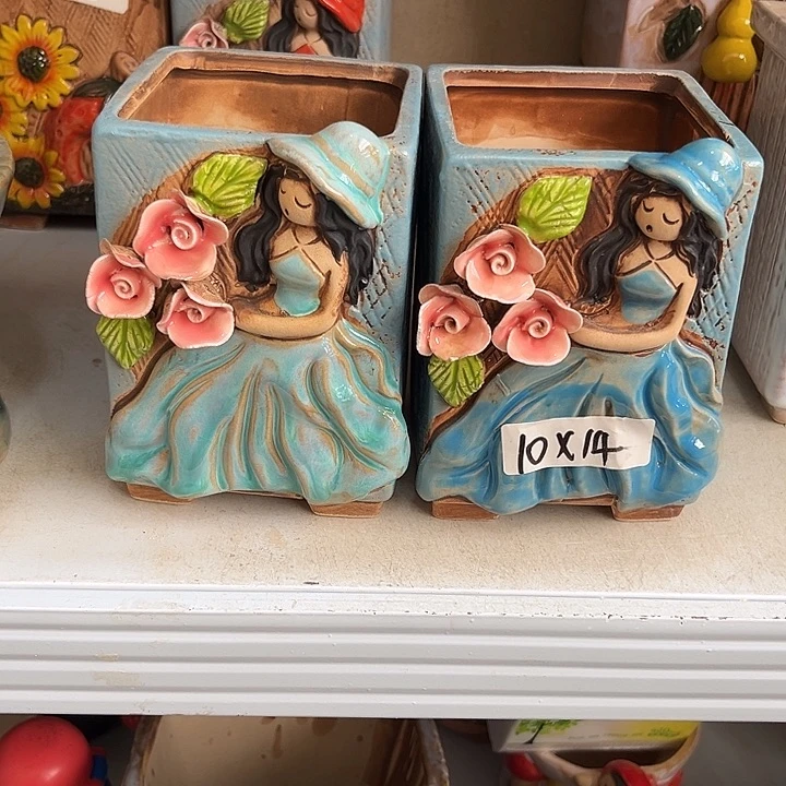 粗陶材质多肉花盆