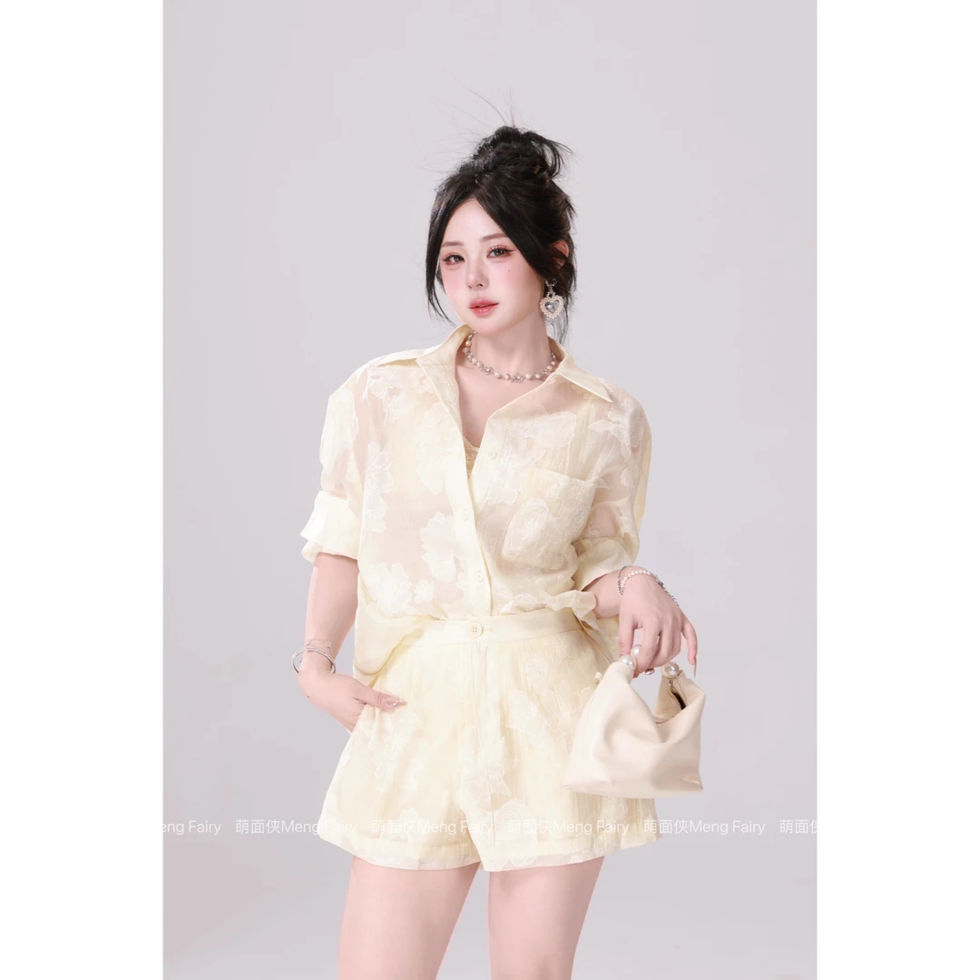 11.3清清萌面侠【花影绮梦】纯欲吊带半裙上衣重工5584M5585M6220M