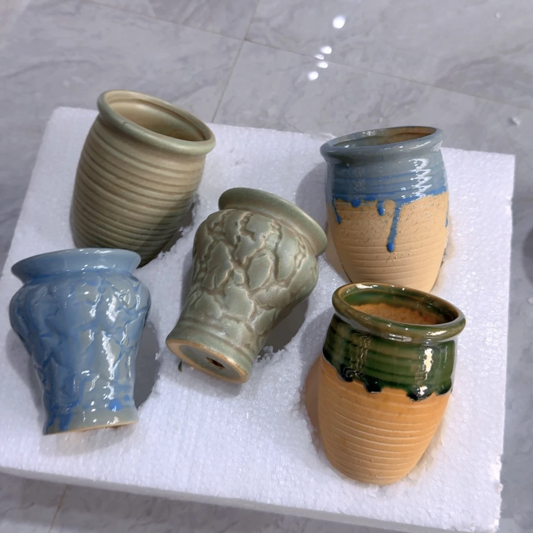 紫砂花盆粗陶盆 醋