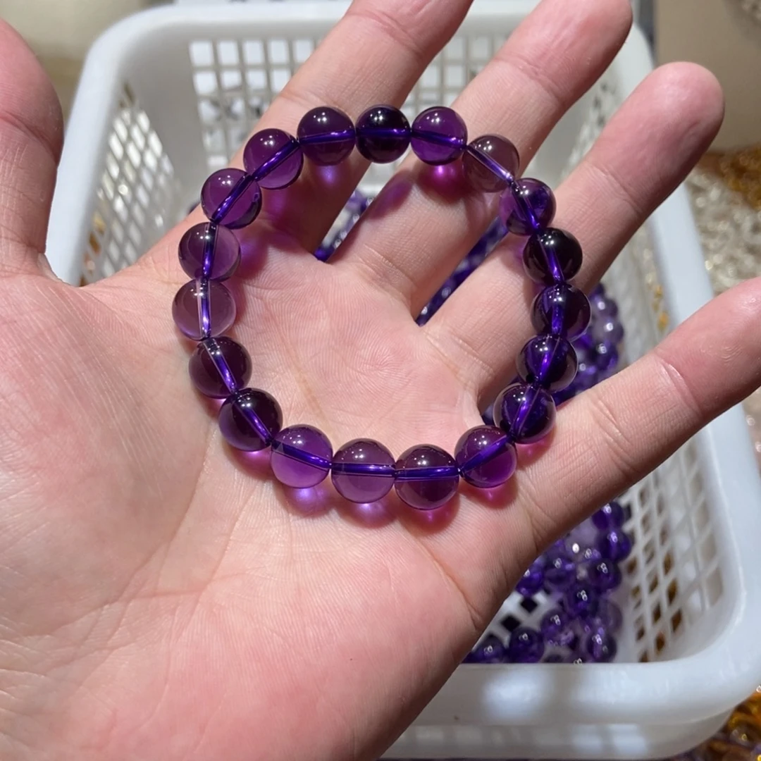 崳***崊非金属10mm紫水手串放漏款
