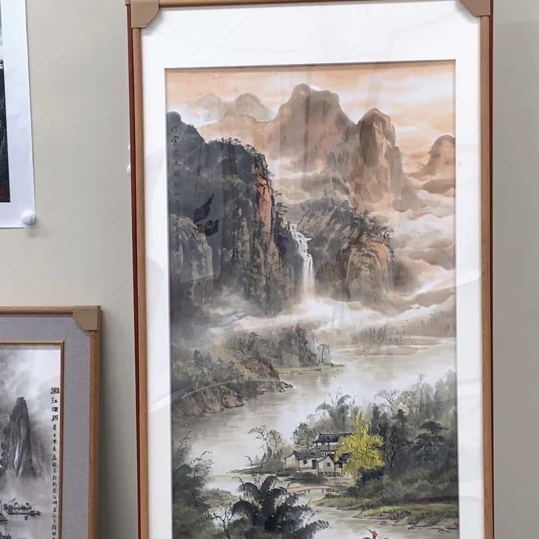 吉***意国画周顺良四尺画芯