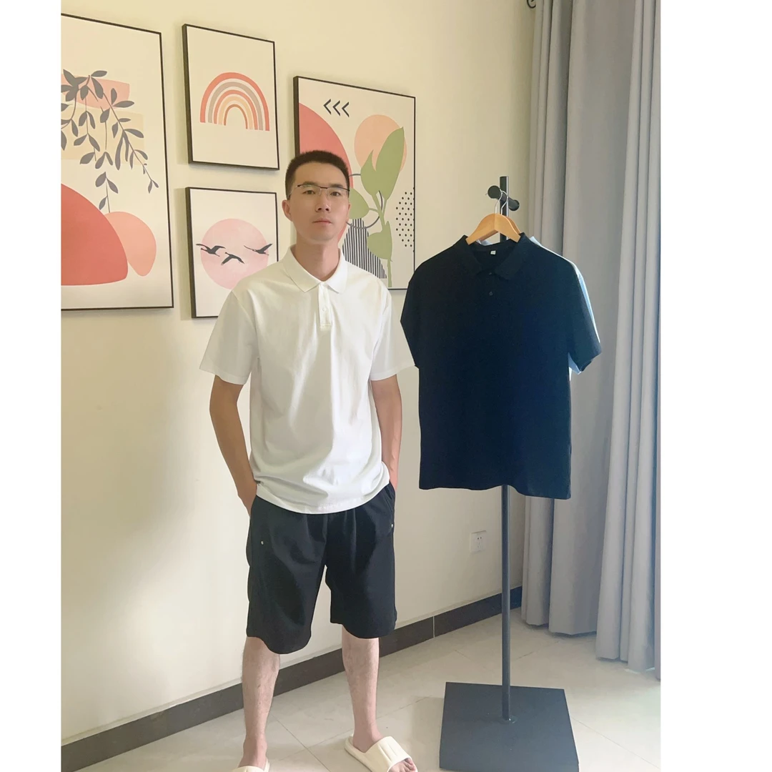 索罗娜翻领T恤夏季230克重磅索罗娜凉感高端潮牌休闲Polo衫