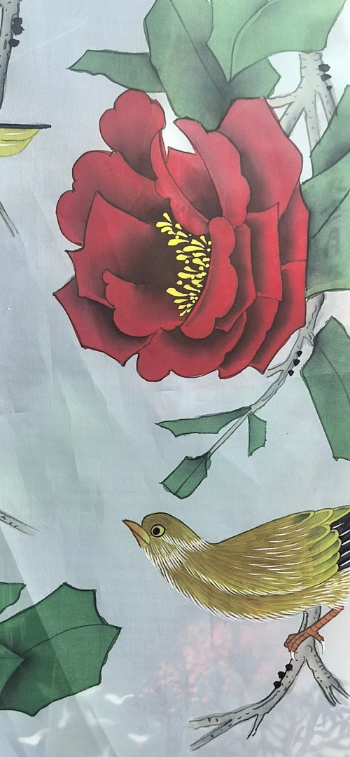 鸟语花香图国画无框无轴装饰