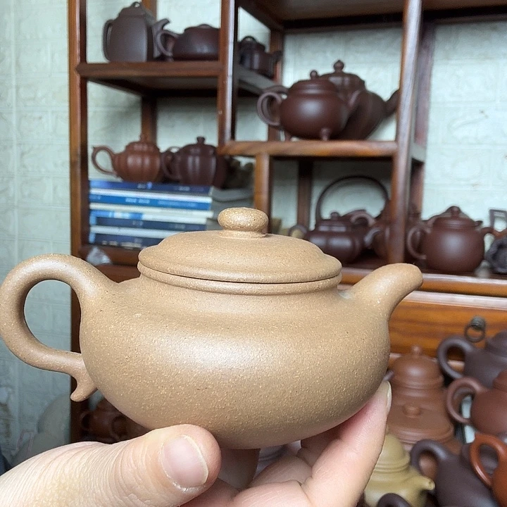 紫砂茶壶仿古150cc半手工