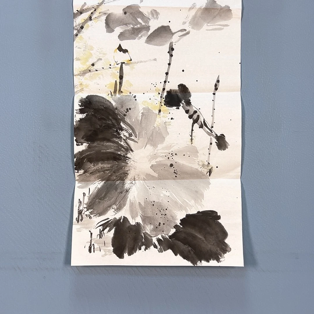 国画630 花鸟和蝴蝶在空中