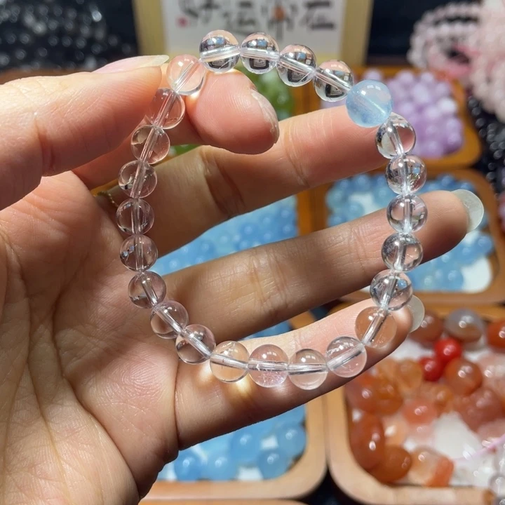 水晶未镶嵌手链白水