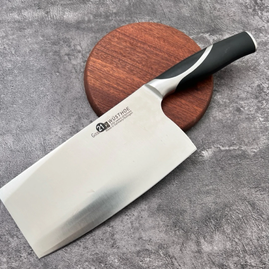 021炮弹钢砍切两用菜刀锋利切肉刀日式西式料理刀具