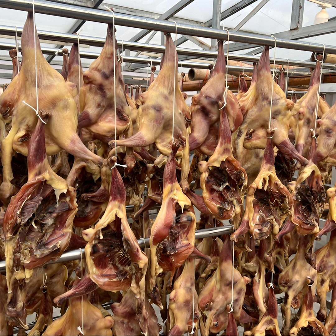 大别山信阳特产腊鸡风干鸡 4只鸡1只鸭到手5只7斤左右