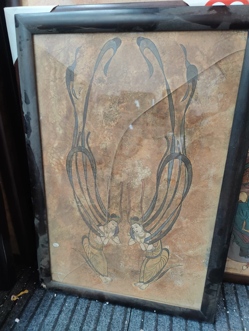 墙皮画尺寸65×45