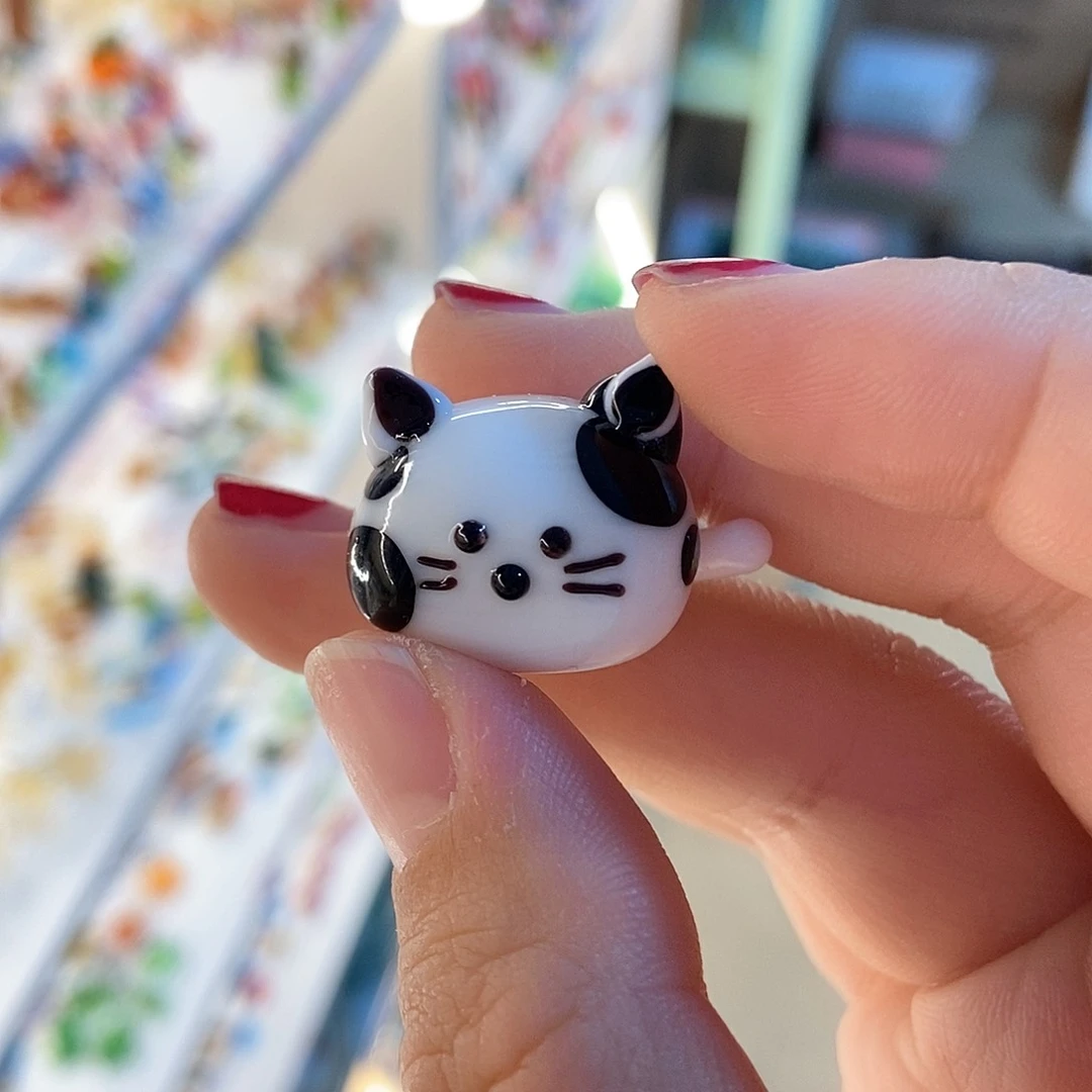 琉璃手工艺品奶牛