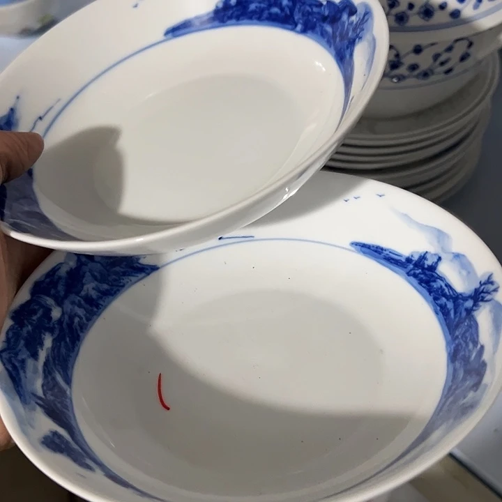 六点五寸手绘两个窝盘