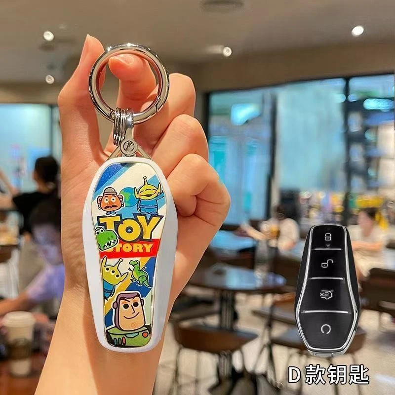 适用比亚迪钥匙套宋Plus秦dmi唐元ev海豚汉海鸥pro驱逐舰05女男扣