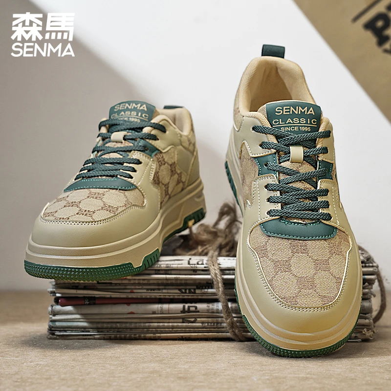 森马男鞋冬季新款潮牌高端百搭潮鞋男士时尚厚底休闲运动板鞋男款