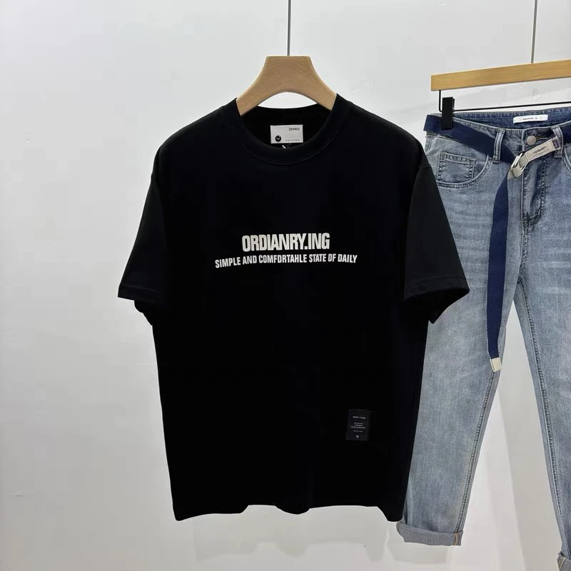 短袖10635夏季男士夏季圆领T恤t恤春夏白色男装百搭