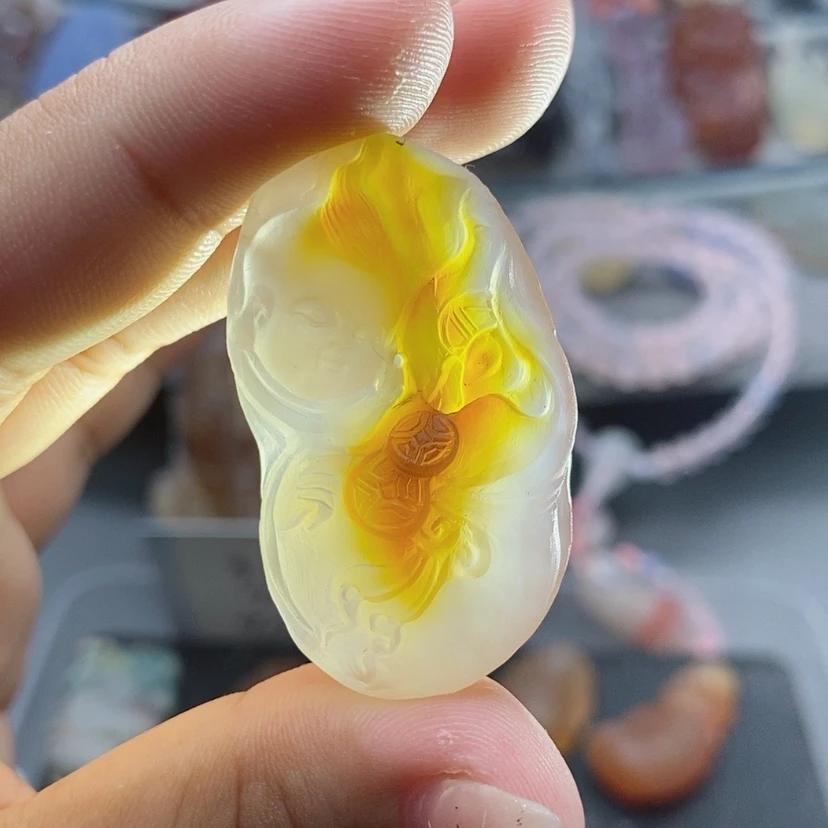 【闪购商品】未镶嵌吊坠定制玛瑙