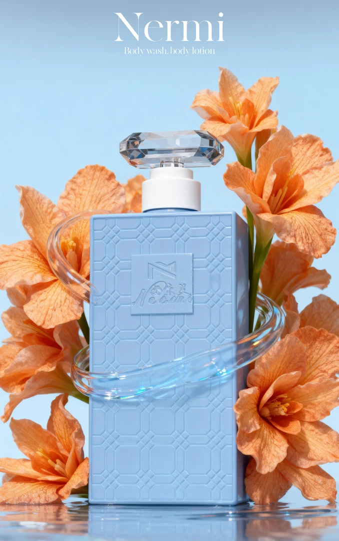 奈乐美恒星时代香氛沐浴露身体乳（薄荷蓝）（包装拆开无法退换）