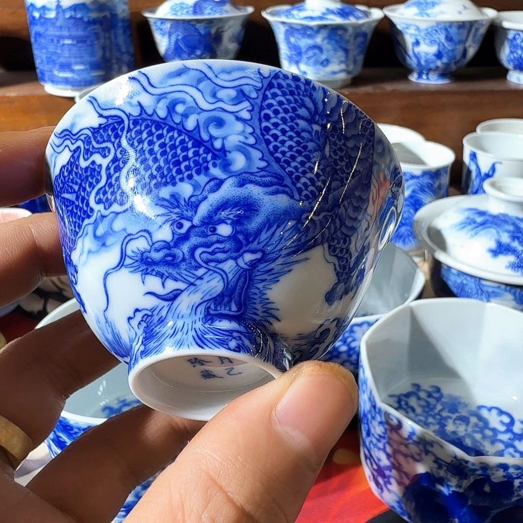 泥塑九*主人杯手工手绘微瑕