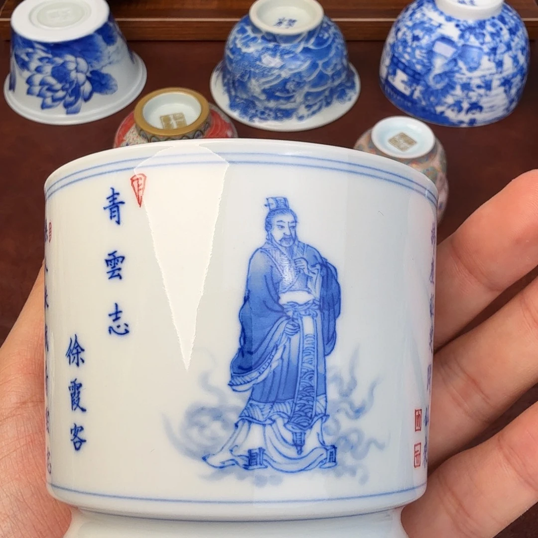 现代景德镇全手工全手绘茶具