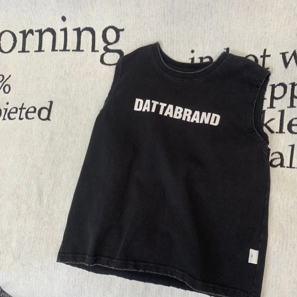 KM PERSONALITY 2025 新款 夏季儿童韩系洋气背心 5183