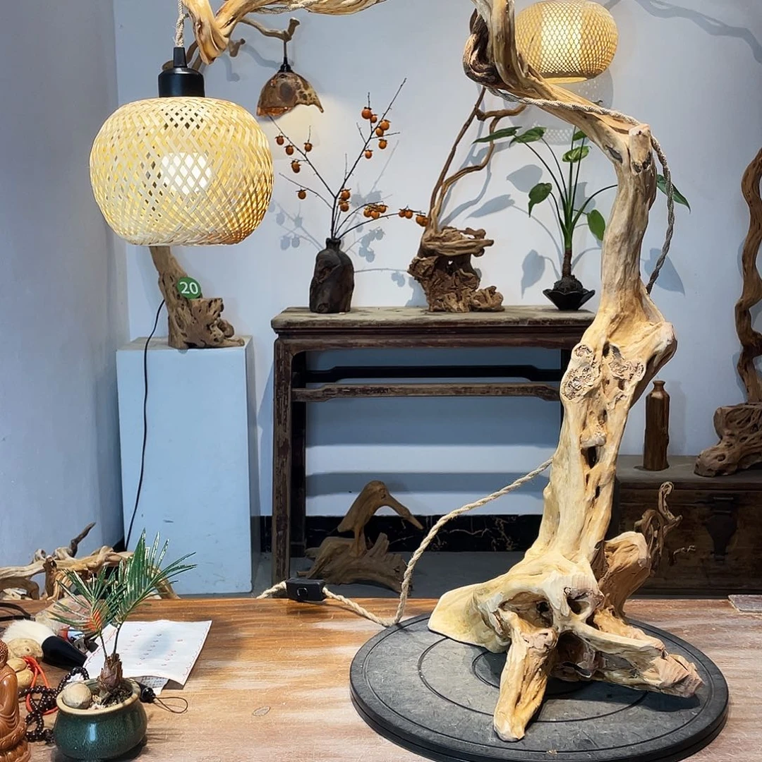 M***.天然根雕陶制艺术品